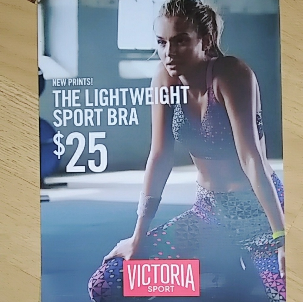 Victoria secret display poster